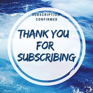 thank you for subscribing